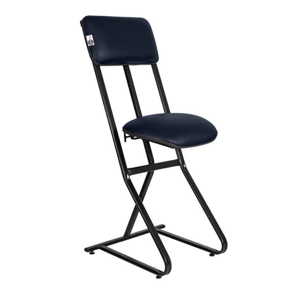 Banqueta Para Vigilantes E Vigias Linha Security Azul