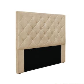 Cabeceira Cama Box Solteiro 90 Cm Tania Linho S04 - D`rossi Cor Dourado