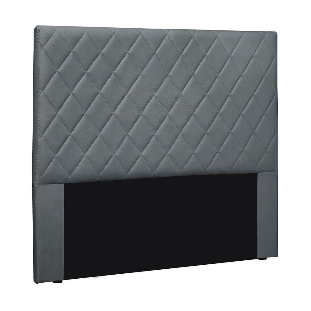 Cabeceira Cama Box Casal 140 Cm Dubai Veludo Cinza S04 - D`rossi