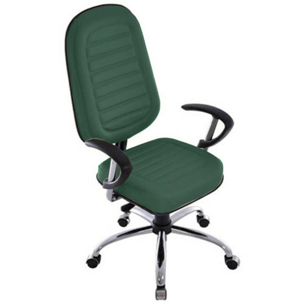 Cadeira Para Escritório Presidente Gomada Linha Blenda Verde