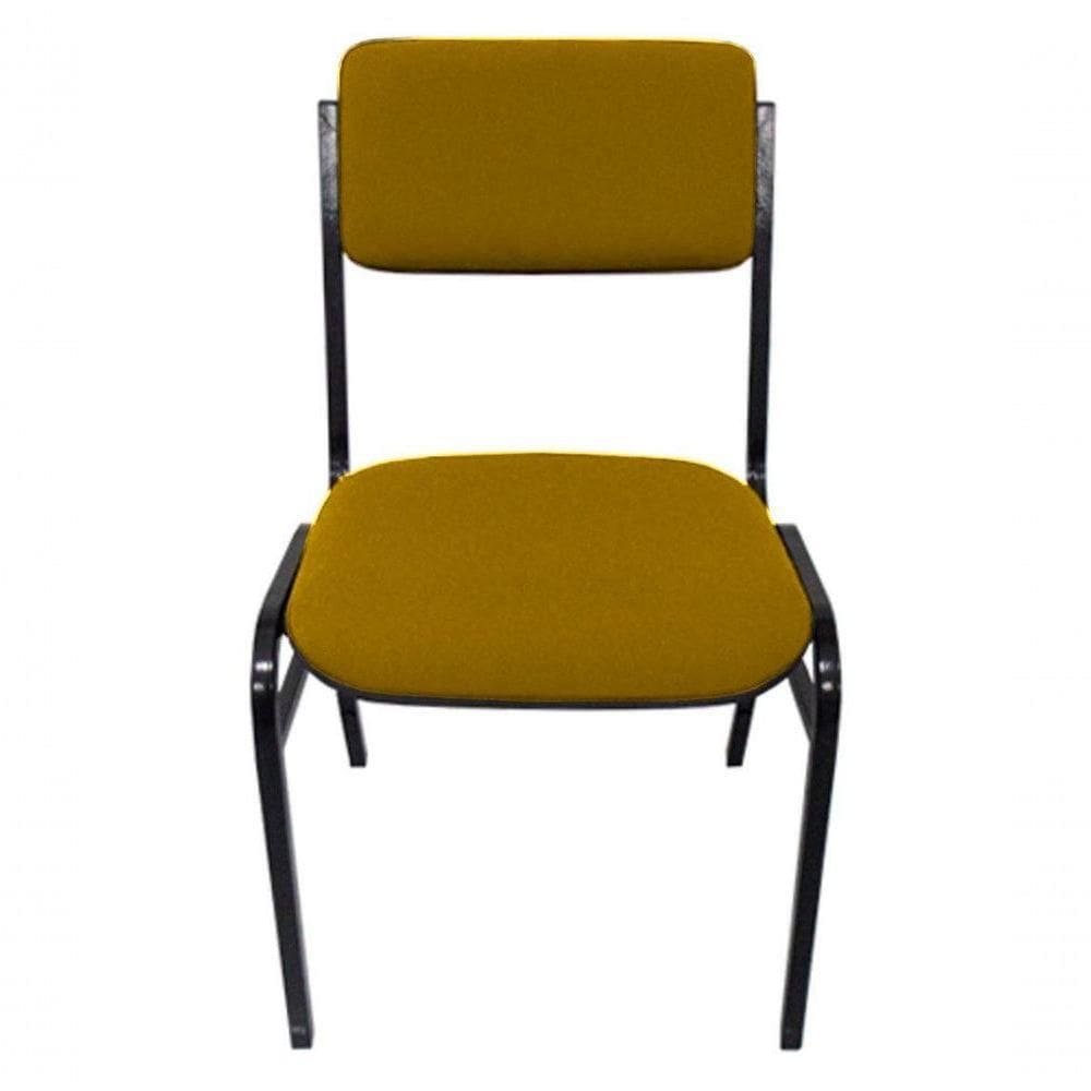 Cadeira Empilhável Para Auditórios Linha Hotel Smart Amarelo