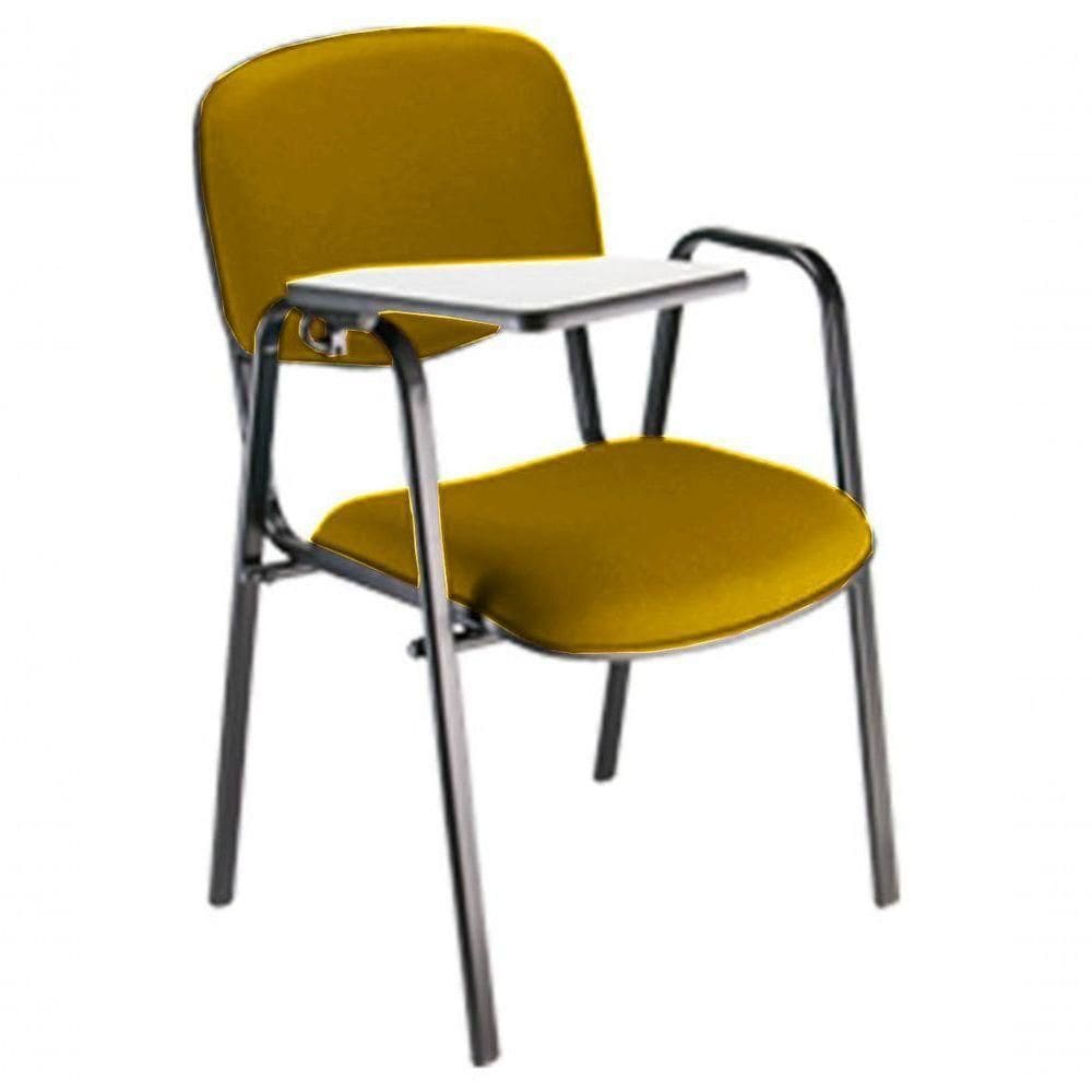 Cadeira Universitária Para Auditórios Linha Hotel Amarelo