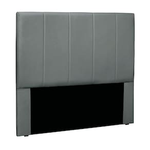 Cabeceira Cama Box Casal 140 Cm Arizona Veludo S04 - D`rossi Cor Cinza
