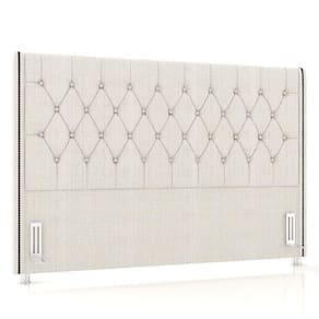 Cabeceira Cama Box Casal 140cm Florenza P02 Linho Creme - Mpozenato
