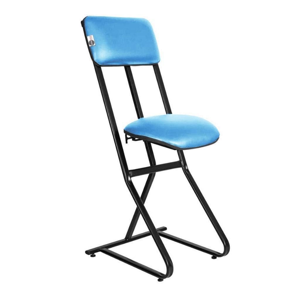 Banqueta Para Vigilantes E Vigias Linha Security Azul