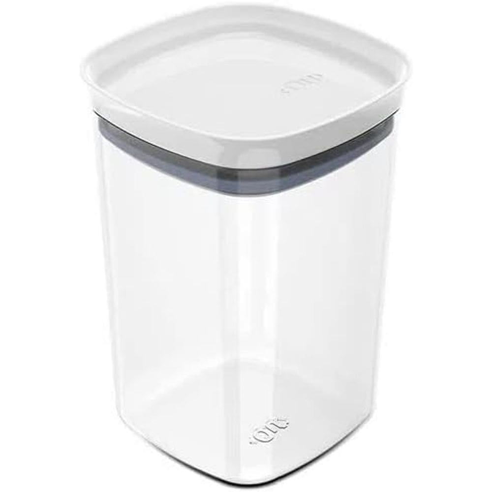 Pote Organizador Mantimento Hermético 1 Litro Transparente Cor Natural
