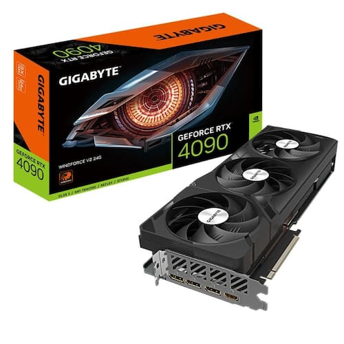 Imagem do produto Placa de Vídeo Gigabyte GeForce RTX 4090 Windforce V2 24GB GDDR6X 384bits em Ponto Frio