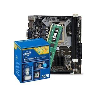 Kit Upgrade Intel Core I5 4570 + Placa Mãe H81 + 8Gb Ddr3