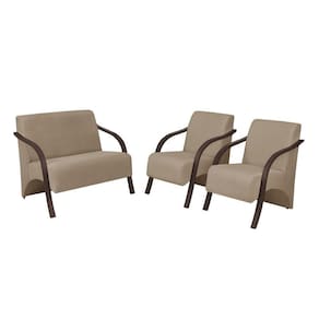 Conjunto Poltronas Vênus Namoradeira D Salla Suede