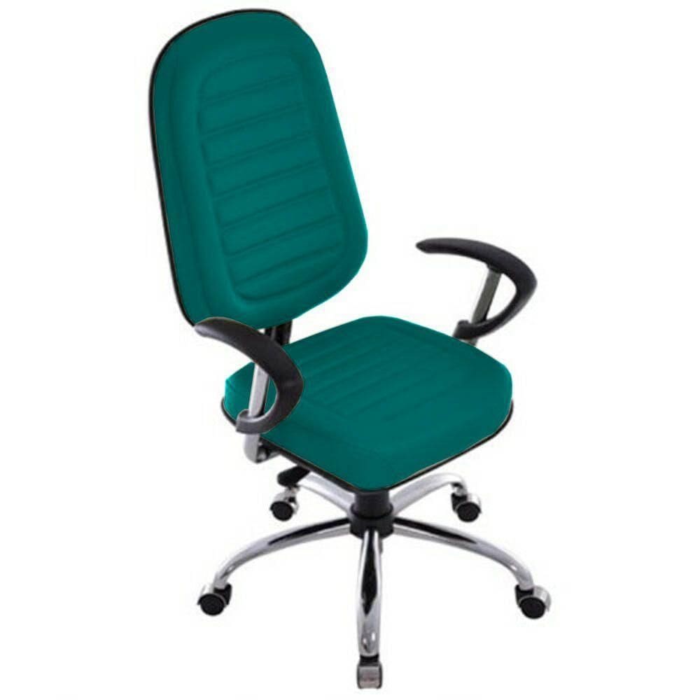Cadeira Para Escritório Presidente Gomada Linha Blenda Verde