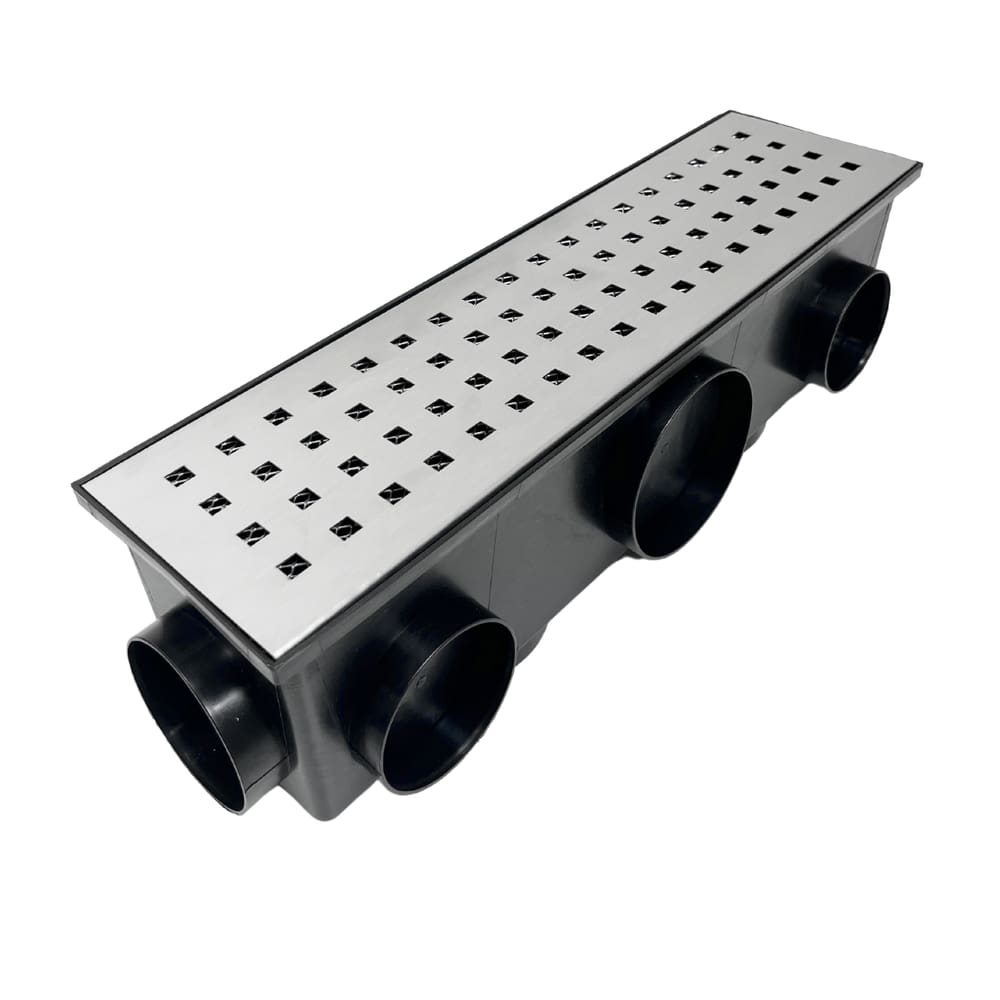 Ralo Sequencial 15x50 Inox 304 Quadradinho Coletor 11 saídas