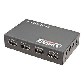 Splitter Distribuidor 1x4 Cabo Hdmi 3d 1080p