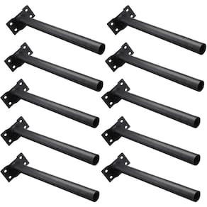 Suporte Luminaria Solar Kit 10 Uni Poste Aço Pintura Eletrostatica Rua Iluminaçao Publica