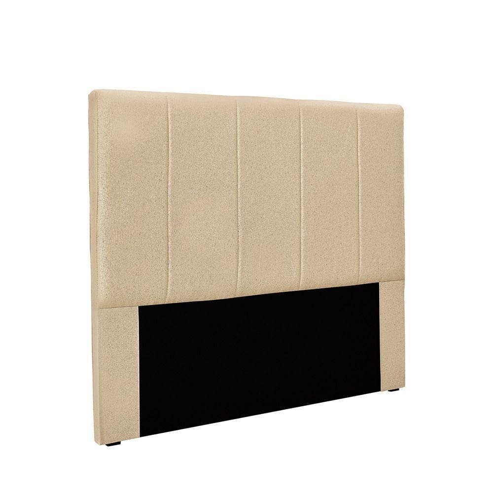 Cabeceira Cama Box Casal 140 Cm Arizona Linho S04 - D`rossi Cor Dourado