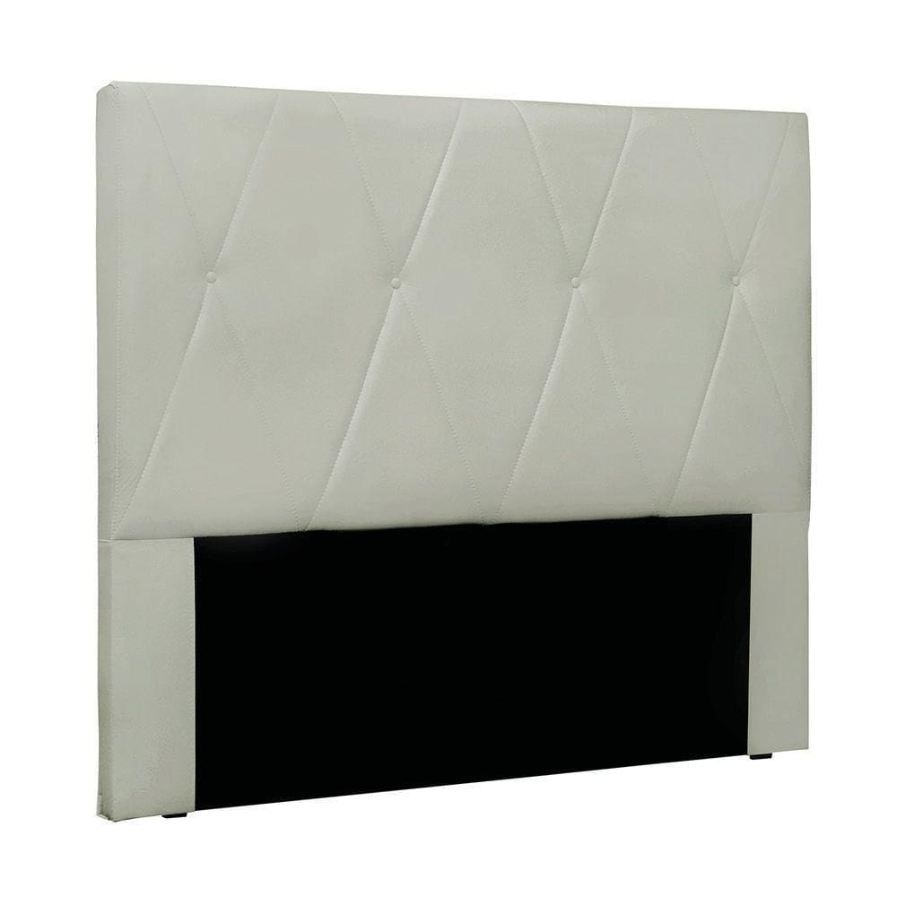 Cabeceira Cama Box King 195 Cm Aquilla Veludo Prata S04 - D`rossi