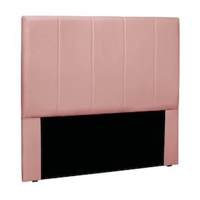 Cabeceira Cama Box Solteiro 90 Cm Arizona Veludo S04 - D`rossi Cor Rosa