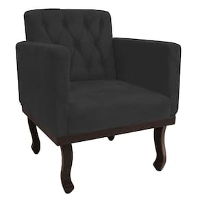 Poltrona Classic Corano - Doce Sonho Móveis Cor Preto