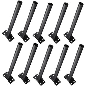 Suporte Poste Luminaria Solar Kit 10 Uni Aço Pintura Eletrostatica Iluminaçao Casa Rua Segurança Publica