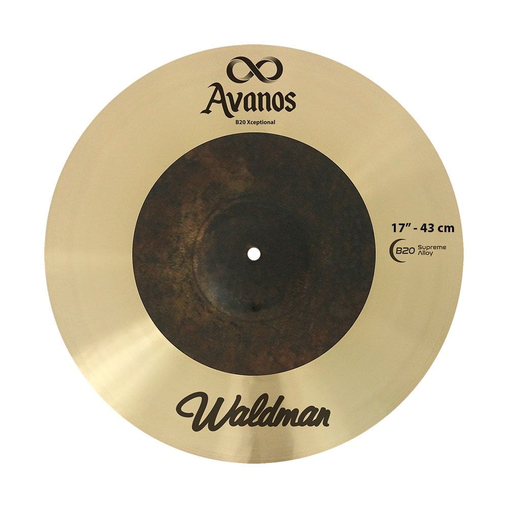 Prato P/ Bateria Waldman Avanos Crash 17" Polegadas - P0052