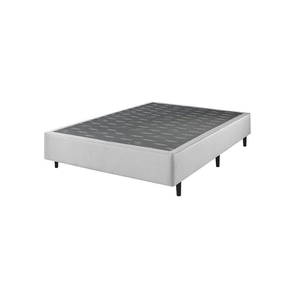 Base Para Cama Box Casal Ecoflex Prata 138x188x25cm Base Box