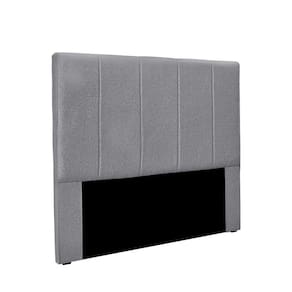 Cabeceira Cama Box Casal 140 Cm Arizona Linho S04 - D`rossi Cor Cinza