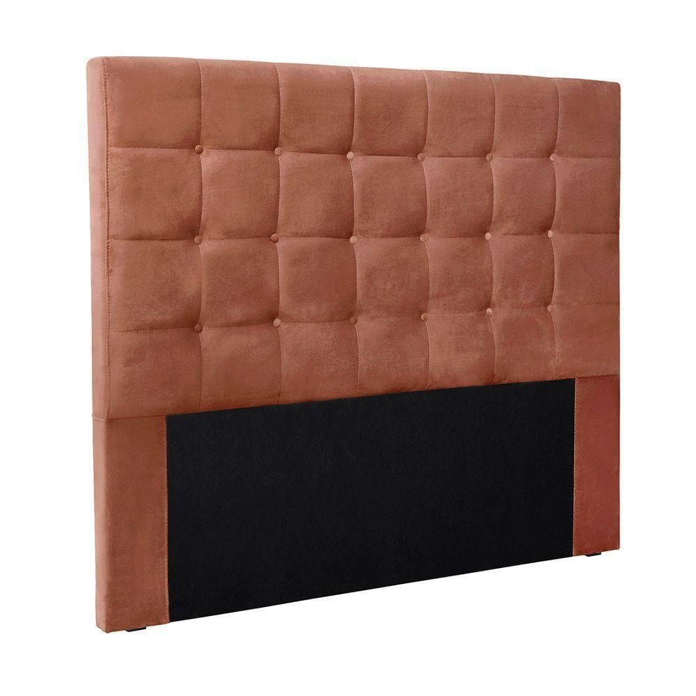 Cabeceira Cama Box King 195 Cm Verona Veludo Cobre S04 - D`rossi
