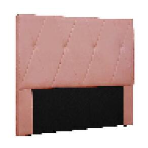 Cabeceira Cama Box Queen 160 Cm Aquilla Veludo S04 - D`rossi Cor Rosa