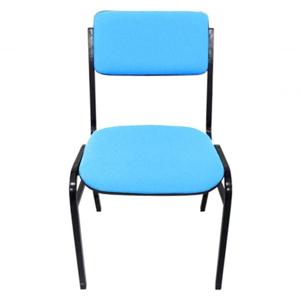 Cadeira Empilhável Para Auditórios Linha Hotel Smart Azul