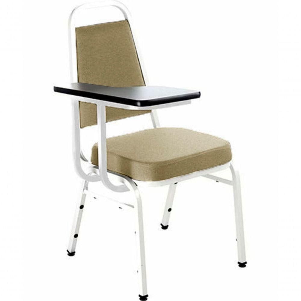 Cadeira Universitária Empilhável Linha Hotel Plus Bege