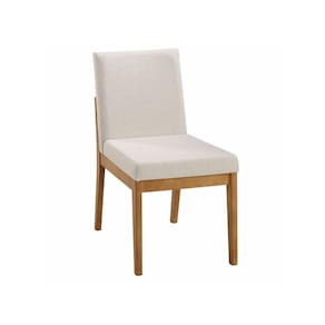 Cadeira Sigma Madeira Maciça Cor Freijó Cappuccino Revestida Treo Made