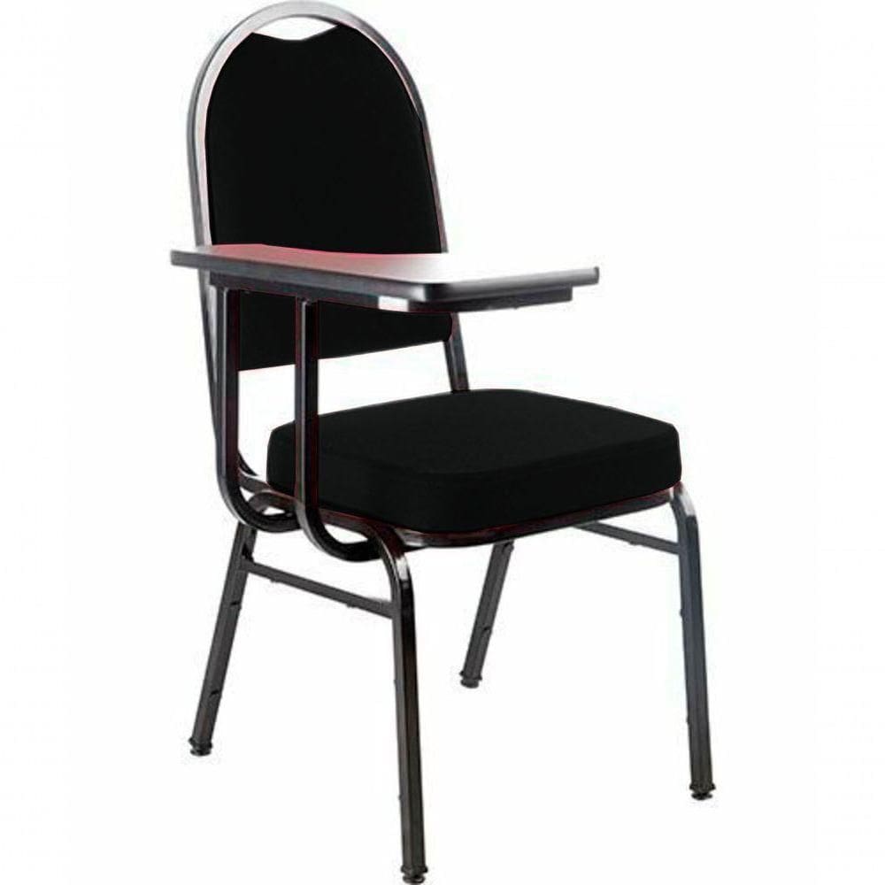 Cadeira Universitária Para Auditório Linha Hotel Preto