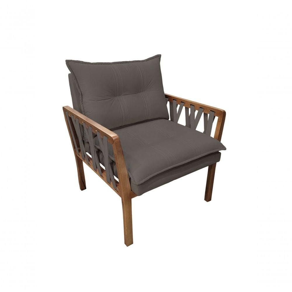 Poltrona Decorativa Luxo Safira Dora Bela Cor 0123