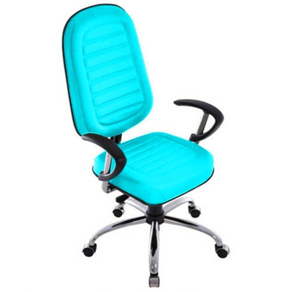 Cadeira Para Escritório Presidente Gomada Linha Blenda Verde