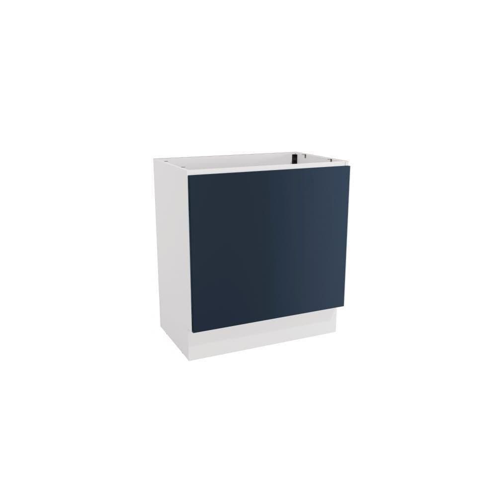 Balcão Para Forno De Embutir Celeste Kappesberg 100% Mdf Branco/azul 80cm