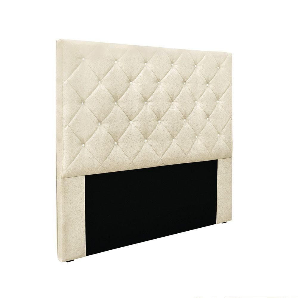 Cabeceira Cama Box Casal 140 Cm Tania Linho Pérola S04 - D`rossi