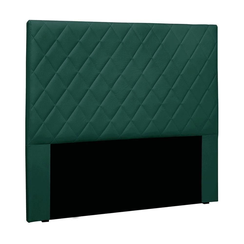 Cabeceira Cama Box Queen 160 Cm Dubai Veludo Verde S04 - D`rossi