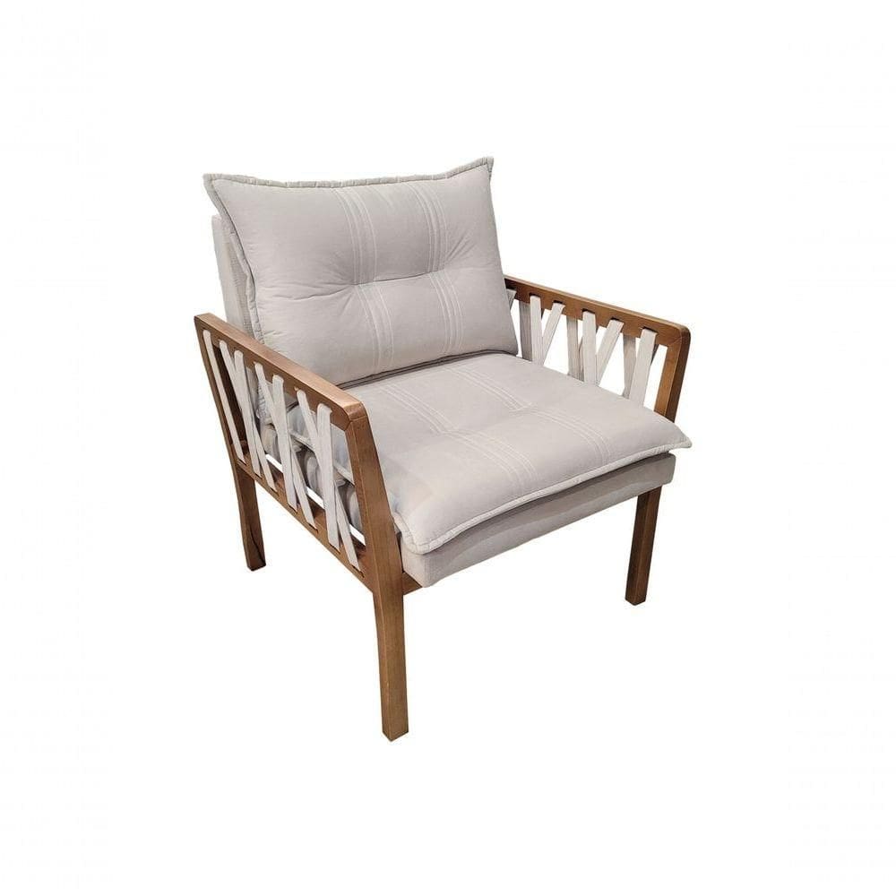 Poltrona Decorativa Luxo Safira Dora Bela Cor 0119