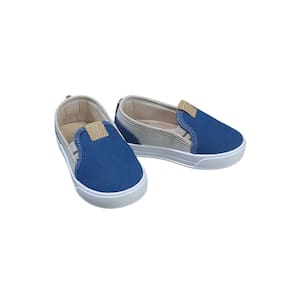 Tenis Pimpolho Club Elastico Azul E Creme 22 Ao 27