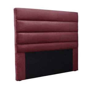 Cabeceira Cama Box Solteiro 90 Cm Arles Veludo S04 - D`rossi Cor Vinho