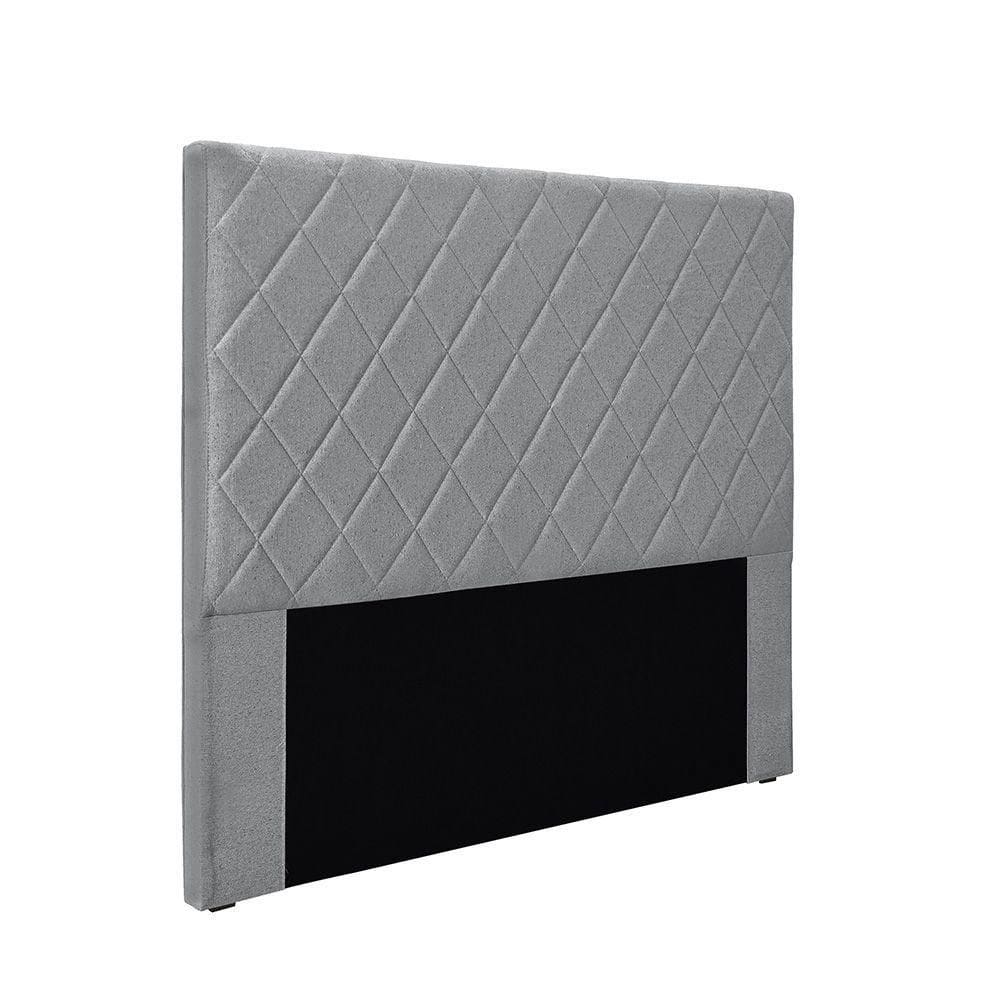 Cabeceira Cama Box King 195 Cm Dubai Linho S04 - D`rossi Cor Cinza