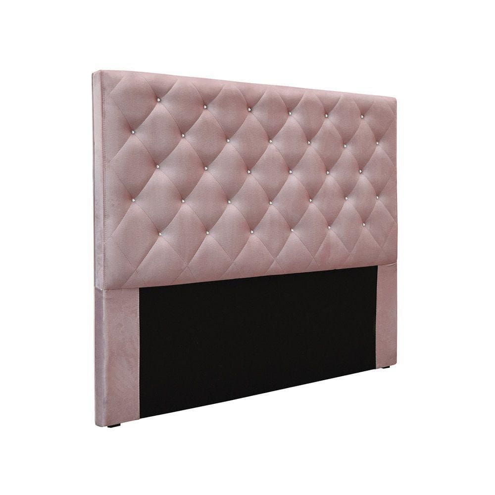Cabeceira Cama Box Solteiro 90 Cm Tania Veludo Lilás S04 - D`rossi