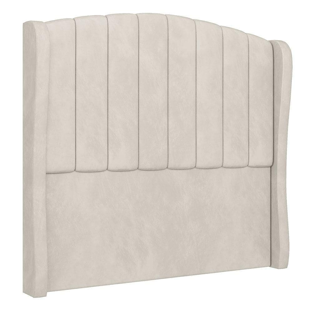 Cabeceira Casal Queen Cama Box 160cm Glenda I02 Veludo Bege - Mpozenato