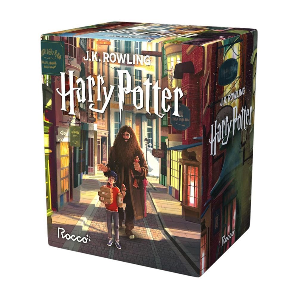Box - Harry Potter - Edição Pottermore + 7 livros com adesivos