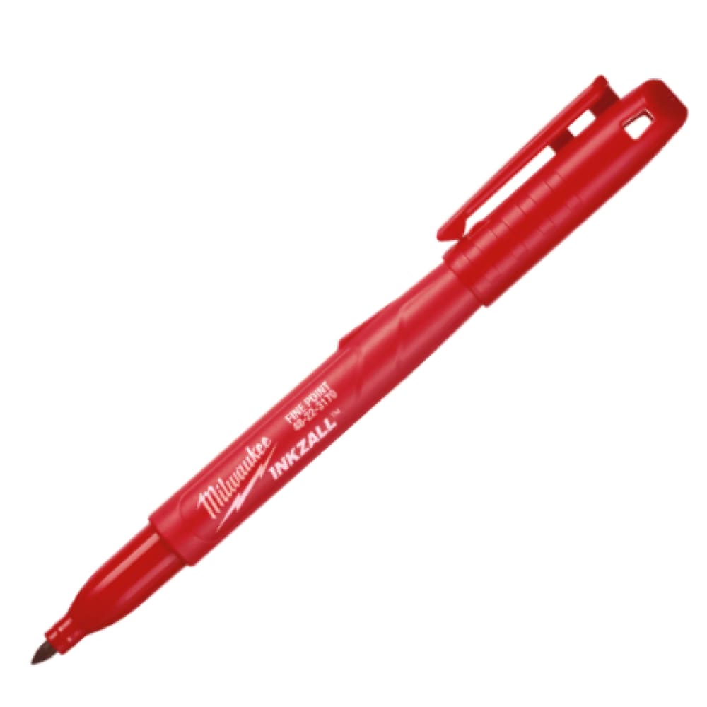 Caneta Ponta Fina Vermelho INKZALL MILWAUKEE 48-22-3170