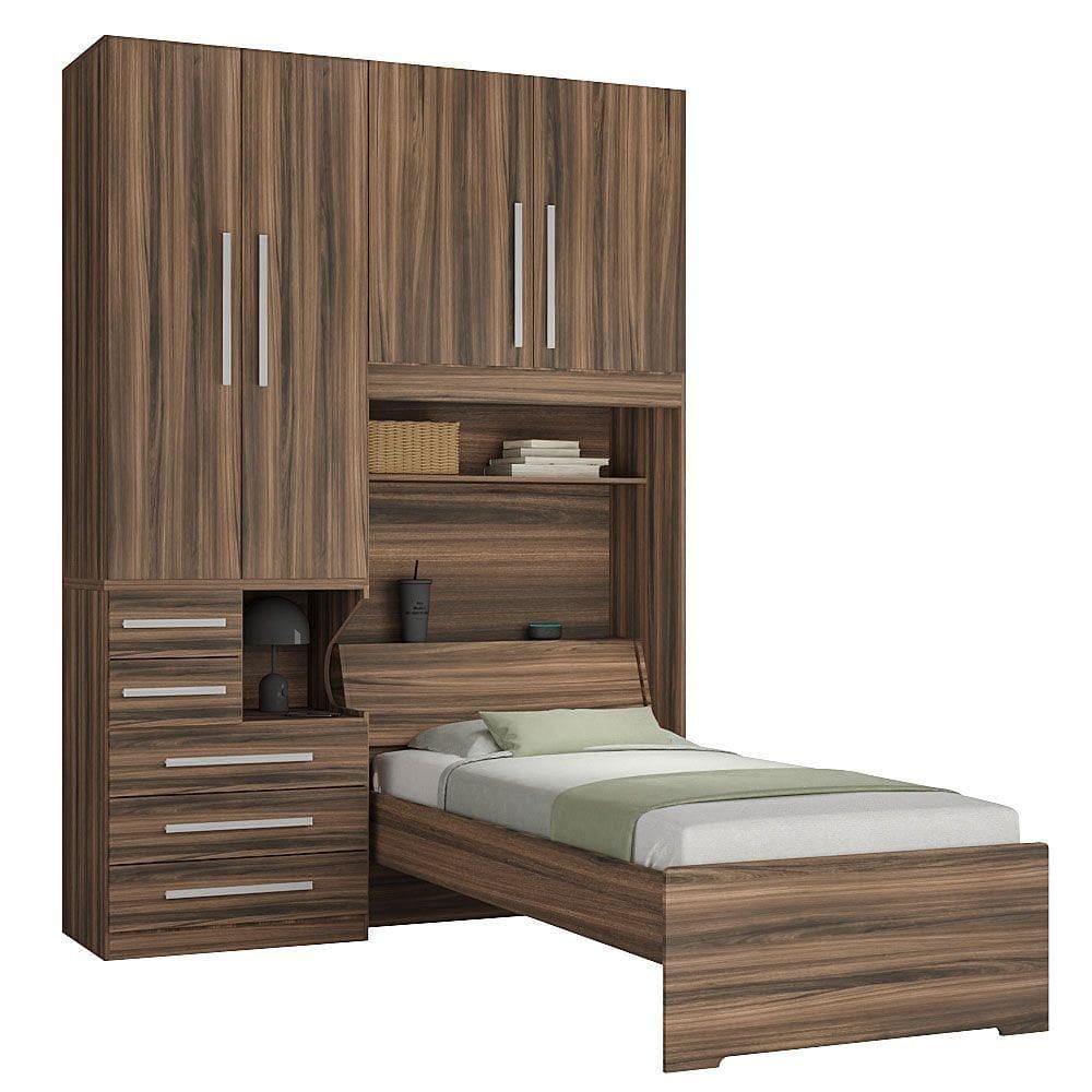 Dormitório De Solteiro Sem Cama 1225s Esquerdo San Remo