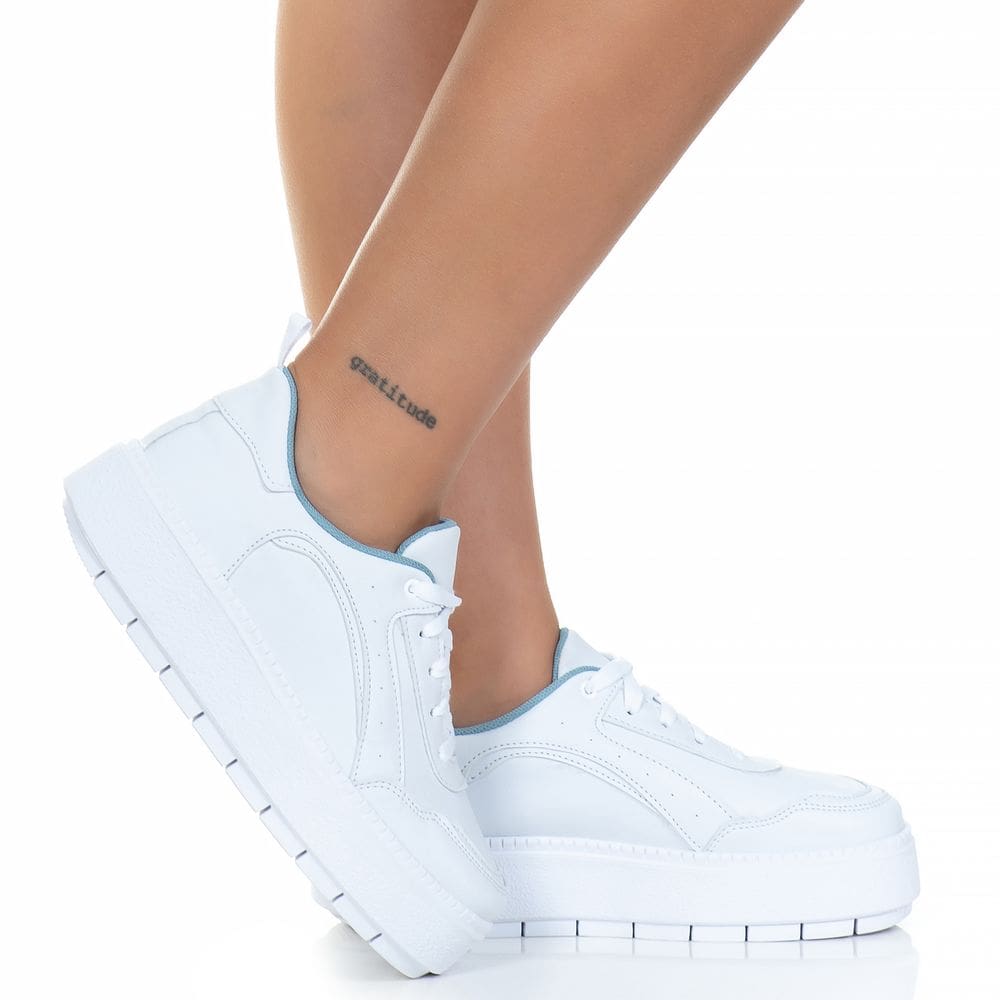 Tênis Plataforma Feminino Confortável Estilo Shoes