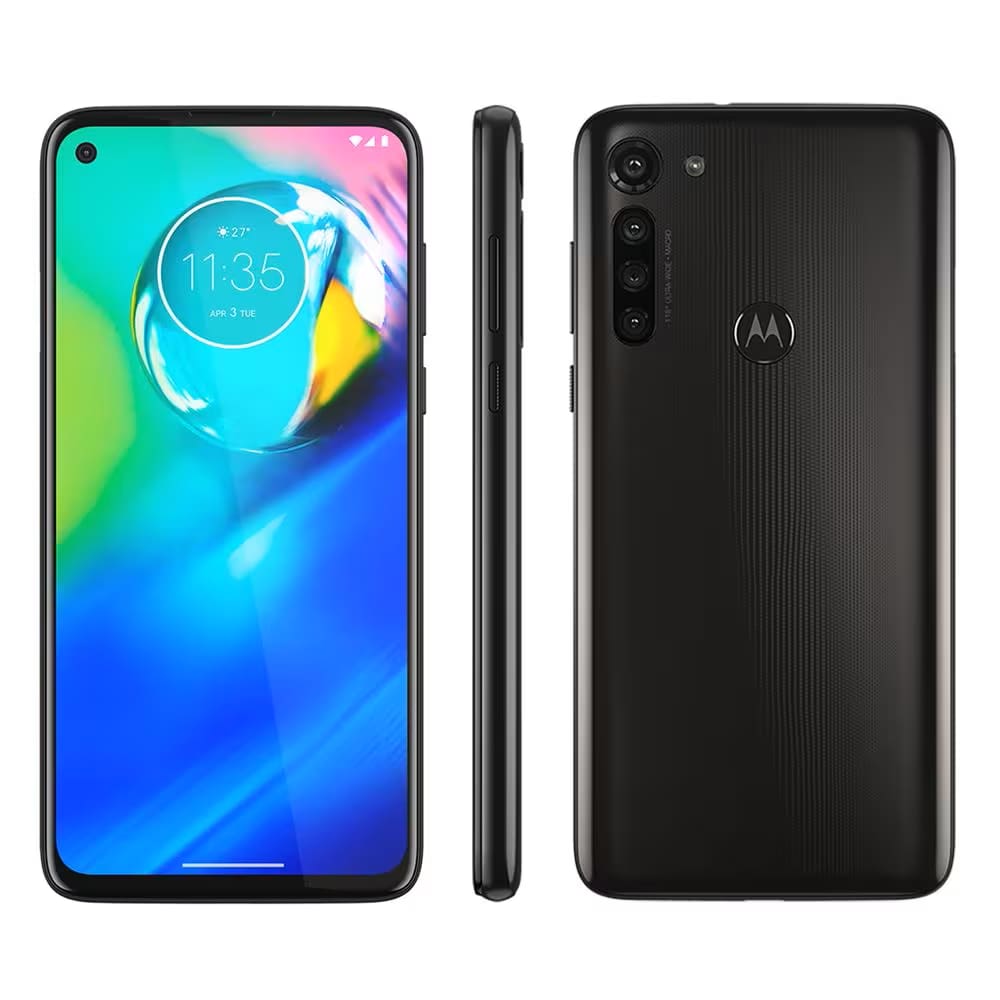 REEMBALADO: Motorola Moto G8 Power 64GB 4GB de RAM Tela 6.4 - Preto Titanium