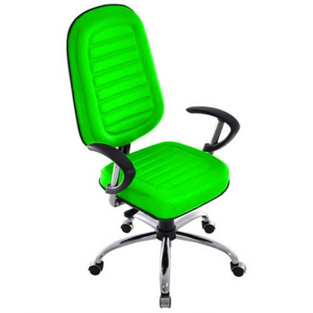 Cadeira Para Escritório Presidente Gomada Linha Blenda Verde