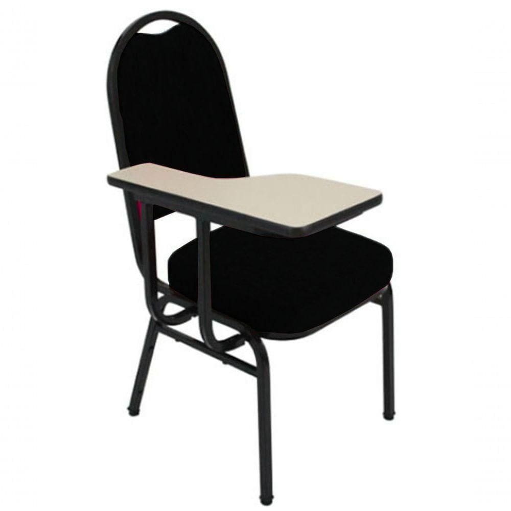 Cadeira Universitária Para Auditório Linha Hotel Preto