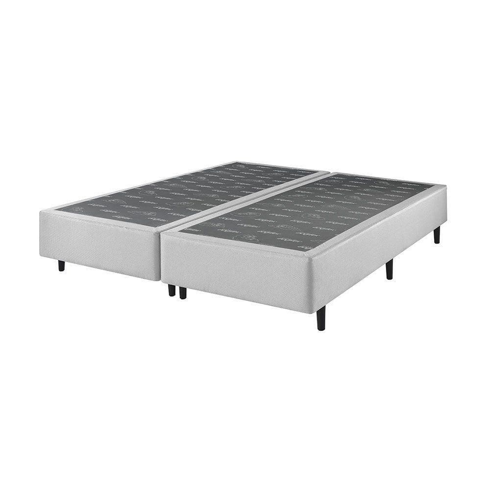 Base Para Cama Box Casal Ecoflex Prata 158x198x25cm Base Box